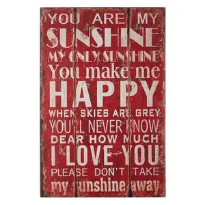 Maison by Premier Sunshine Wall Plaque