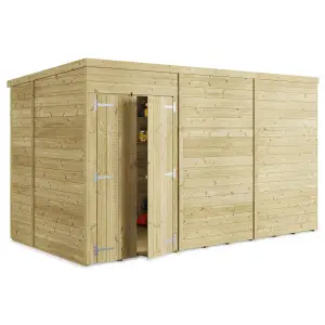 BillyOh Switch Tongue and Groove Pent Wooden Shed - 12x6 Windowless - 11mm Thickness