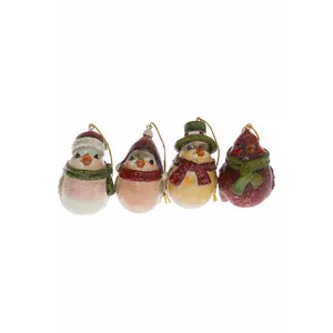 Birds Hanging Figurine Ornament (Set of 4)