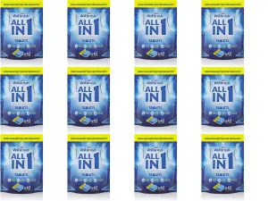 Astonish All in 1 Dishwasher Tablets Lemon 42 Tablets (Pack of 12)