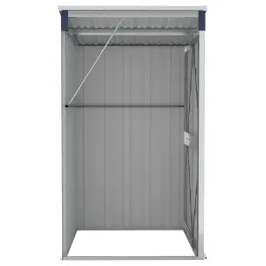 Berkfield Wall-mounted Garden Shed Anthracite 118x100x178 cm Steel