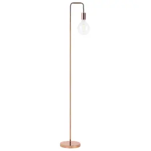 Metal Floor Lamp Copper SAVENA