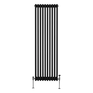 Traditional 3 Column Radiator - 1800 x 472 mm - Black