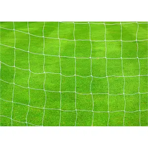 PAIR - 2.5mm Knotted Football Goal Net - 21 x 7 Feet 11 A Side U14 Outdoor Rated