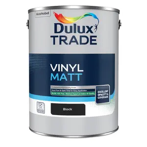 Dulux Trade Heritage Black Velvet matt Wall paint, 5L