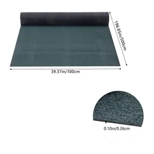 5x1m Asphalt Roofing Shingles Roll Green Coated Bitumen Roofing Protection for Houses & Sheds