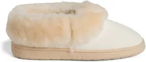 House Of Bruar Ladies Sheepskin Slipper - White