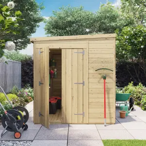 BillyOh Planthouse Tongue and Groove Pent Potting Wooden Shed - 12x6