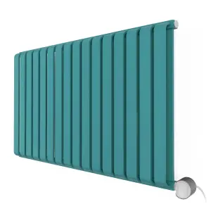 Terma 230V 1.2kW Teal Smart Horizontal Oil-filled radiator