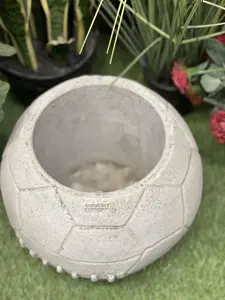 Stone cast Small Football Garden Pot