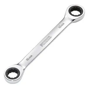 Draper Tools HI-TORQ Metric Double Ratchet Ring Spanner, 16 x 18mm