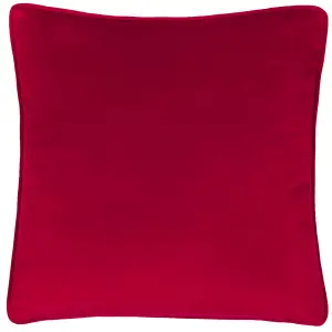 furn. Showtime Embroidered Velvet Polyester Filled Cushion