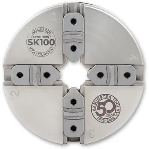 Axminster Woodturning Evolution SK100 Chuck M33 x 3.5mm Euro ASR Groove