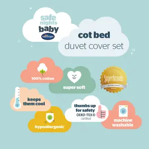 Silentnight Safe Nights Celestial Cot Bed Duvet Cover