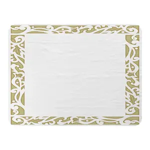 Egyptian Hieroglyphs Golden Border (Blanket) / Default Title