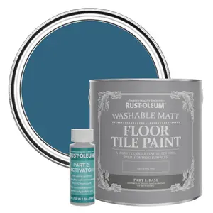 Rust-Oleum Cobalt Washable Matt Floor Tile Paint 2.5L