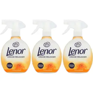 Lenor Crease Releaser Spray Summer Breeze, 500ml (Pack of 3)