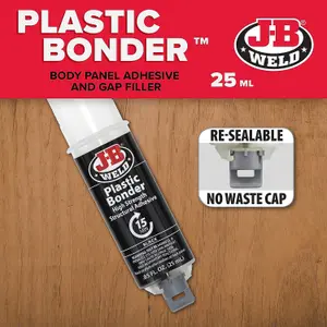 Simply 50139 J-B Weld PlasticBonder- Black,25 ml