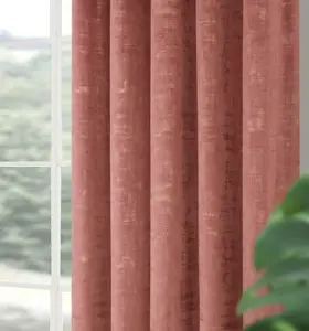 Home Curtains Venice Thermal Interlined 65w x 54d" (165x137cm) Heather Eyelet Curtains (PAIR)