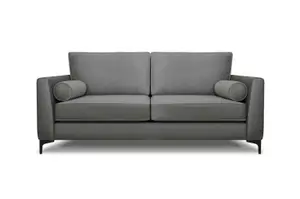 Modern Home Zara 3 Seater Sofa Steel