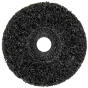 115mm (4 1/2"") Non-woven black poly disc. Price each.