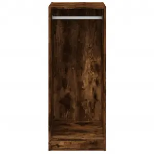 Wardrobe Smoked Oak 48x41x102 cm Engineered Wood