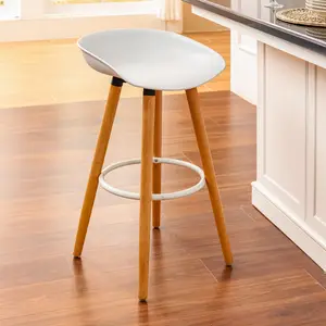 Tata 68cm Bar Stool (Set of 2) White