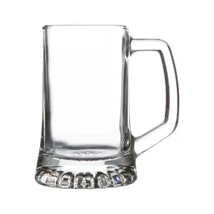 Bormioli Rocco - Stern Tankard Glass Beverage Mugs - 290ml - Pack of 2