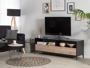 Beliani Modern TV Stand Black SYDNEY