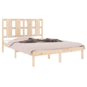 Berkfield Bed Frame Solid Wood Pine 120x200 cm