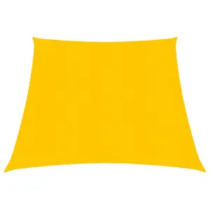 Berkfield Sunshade Sail 160 g/m2 Yellow 3/4x3 m HDPE