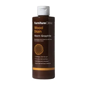 Furniture Clinic Wood Stain Warm Graphite, 250ml