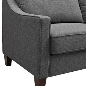 Luke 2-Seater Sofa in Fabric Grey