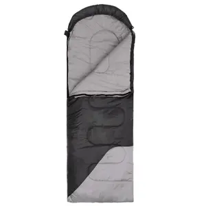 Active Era Premium Waterproof Lightweight Sleeping Bag - Black - 3-4 Seasons