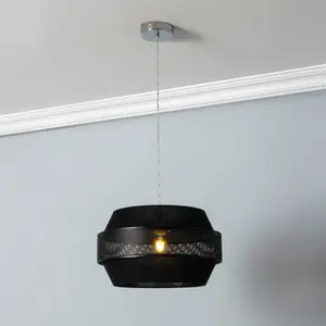 Inlight Black Multi-Layer Lamp shade (D)40cm