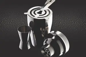 BarCraft Stainless Steel 3 Piece Cocktail Set