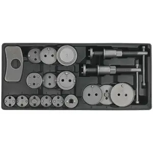 18 Piece Premium Brake Wind-Back Kit with Modular Tool Tray for Efficient Tool Storage