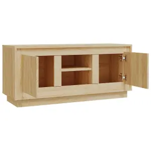 Berkfield TV Cabinet Sonoma Oak 102x35x45 cm Engineered Wood