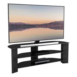 AVF Varano 1.3m Black TV Stand