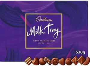 Cadbury Milk Tray Chocolate Box 530G 3620