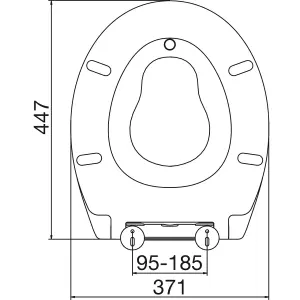 Euroshowers Standard Family Potty Training Toilet Seat