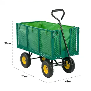 DJM Direct Heavy Duty Garden Outdoor Trolley Cart 300kg