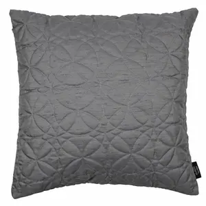 Bloxom Square Throw Cushion Charcoal Grey / 60 x 60cm