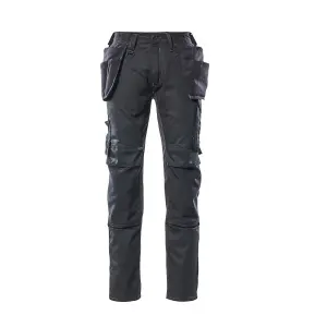 Mascot Unique Lightweight Trousers with Holster Pockets (Black)  (46.5) (Leg Length - Long)