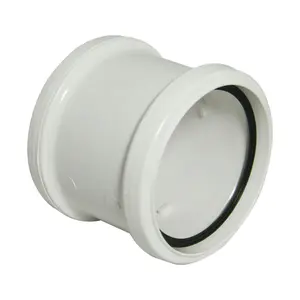 FloPlast 110mm Soil Double Socket White