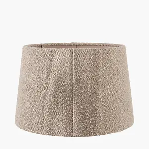 Taupe Boucle Tapered Lampshade