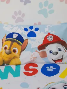 Paw Patrol Splodge Junior Panel Duvet and Pillowcase Set