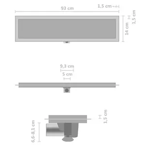 Shashkov 14cm Bathroom Sink Drain Waste with Overflow