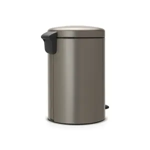 Brabantia NewIcon 20 Litre Soft Closing Pedal Bin Platinum