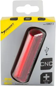 Moon Comet-X Rear Light Black 50 Lumens